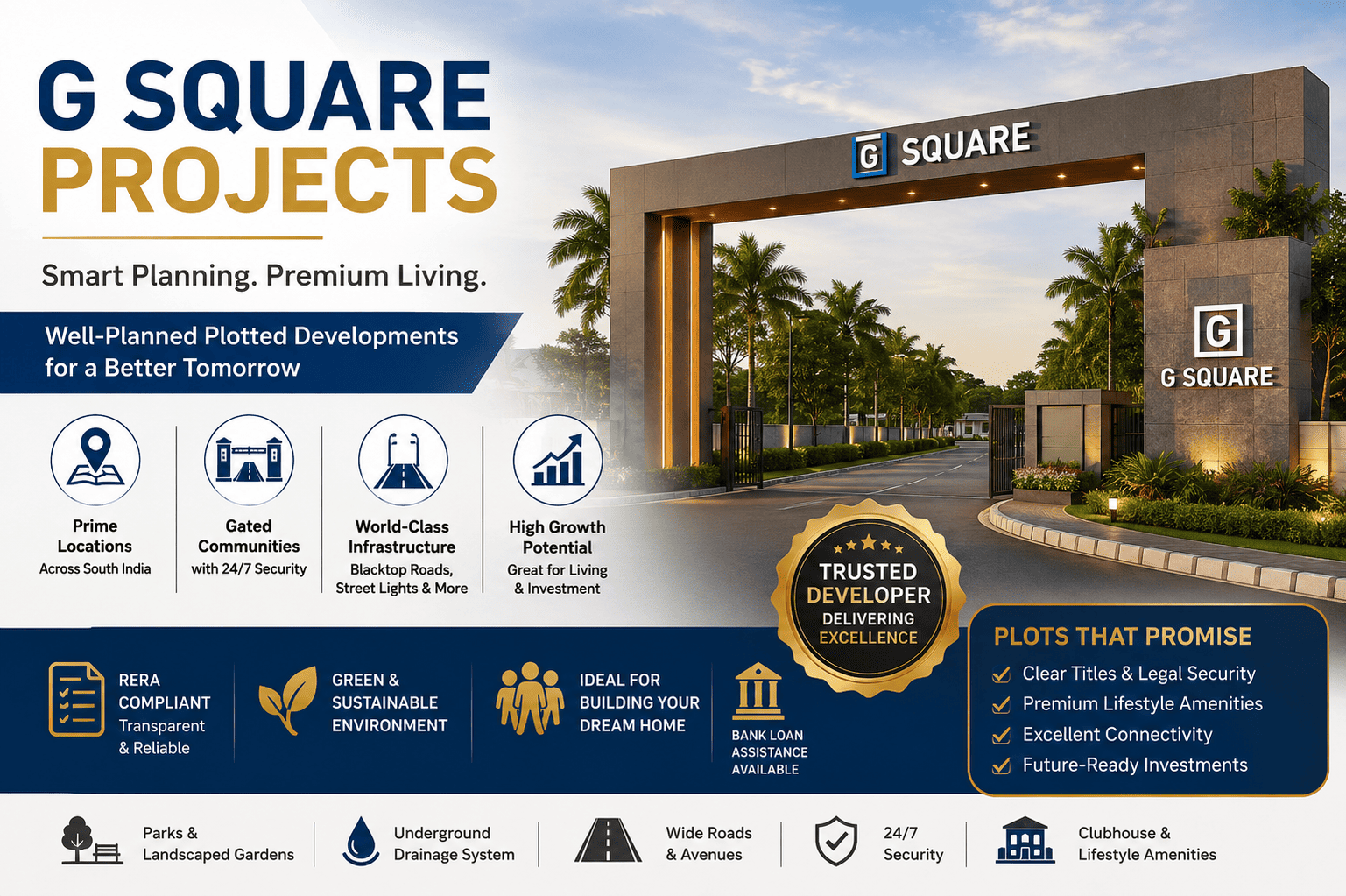 G Square Developers Upcoming Projects